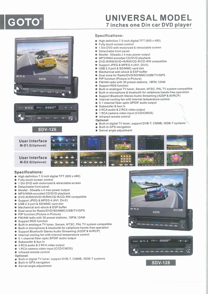 CAR MULTIMEDIA PLAYER PRODUCT 